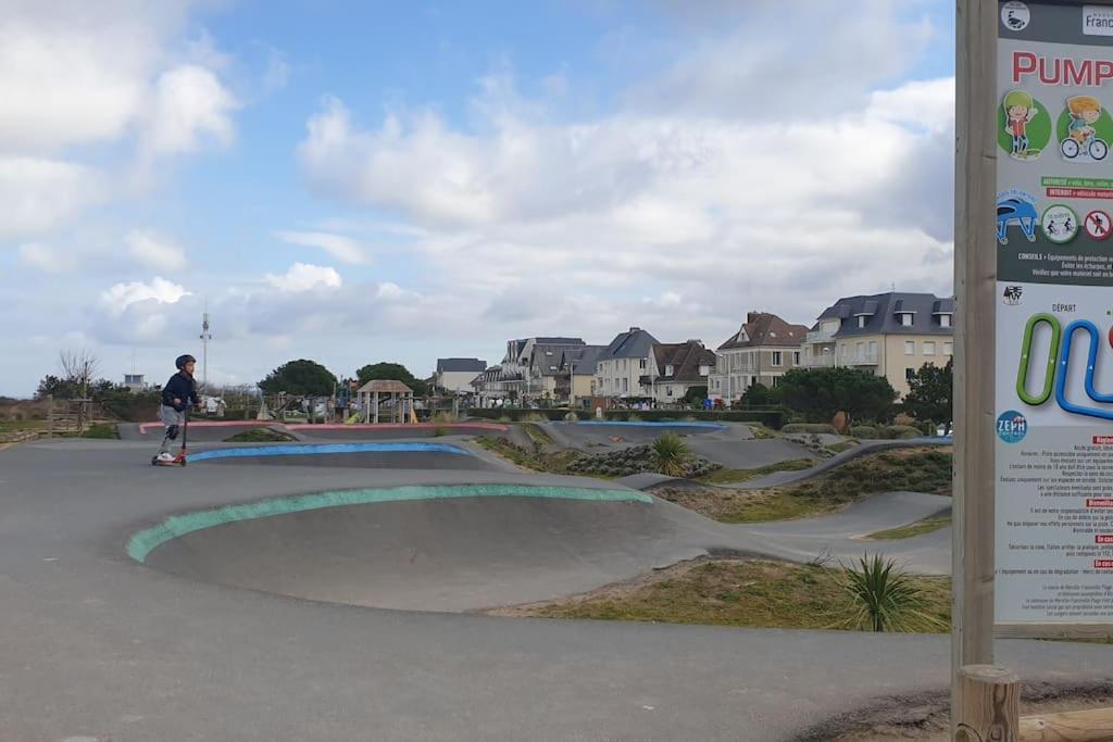 Studio Front De Mer แมร์วิลล์-ฟรองซีวิลล์-พลาจ ภายนอก รูปภาพ